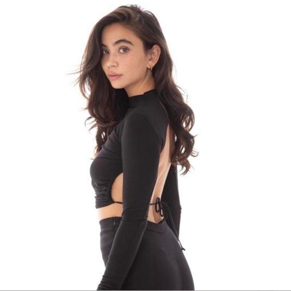 ARE YOU AM I SAIA TOP IN BLACK SIZE SMALL - Picture 3 of 15